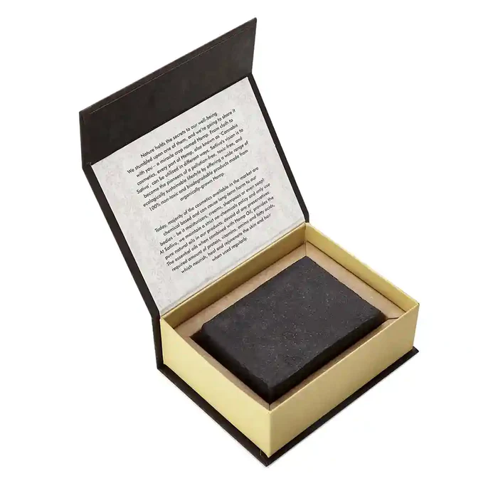 Satliva Argan and Activated Charcoal with Hemp Shampoo Bar - Image 4